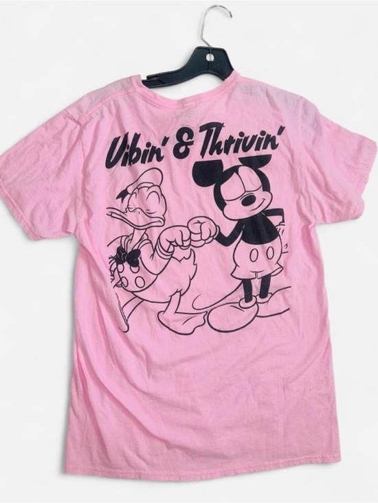 Disney Tops - Disney Pink "Vibin' & Thrivin'" Graphic Tee
